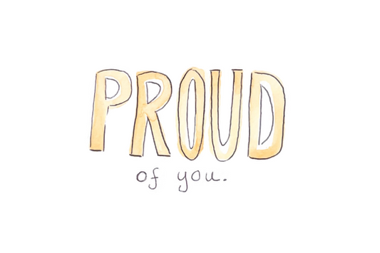 "Proud of You" Card